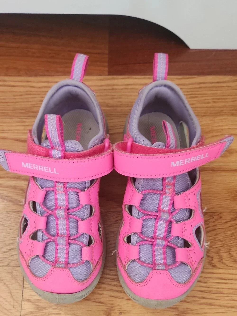 Merrell Pink and Purple Kids Active Sandals